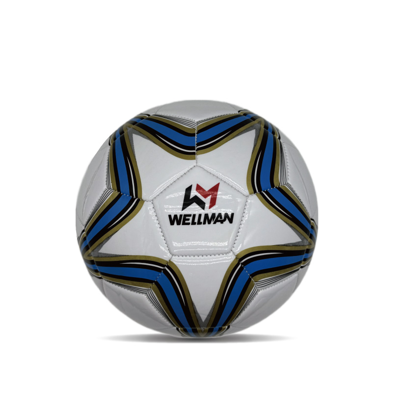 Slitesterk PVC -størrelse 4 Ungdomsfotball Trykk Logo Trening Fotballball for barn og voksne