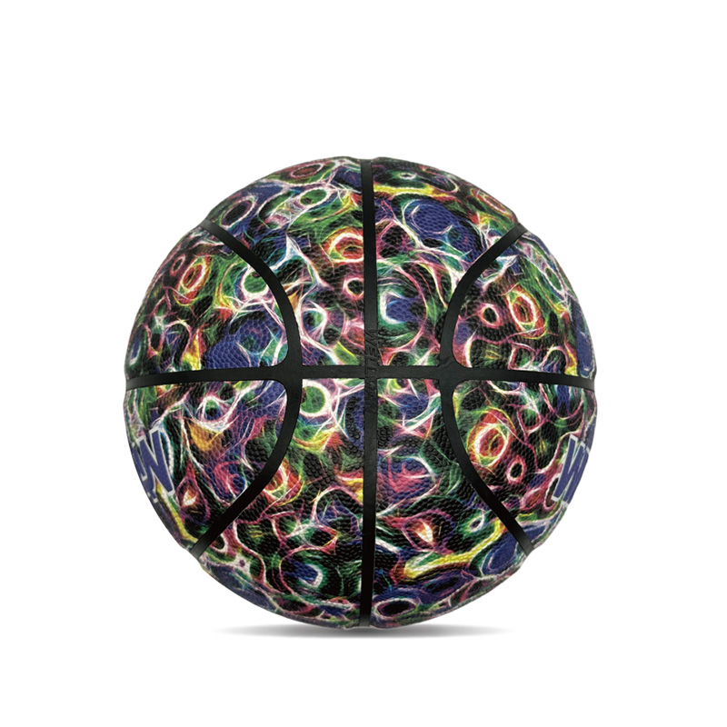 Innendørs/utendørs hygroskopisitet PU Fargerik trykt sportsbasketballball
