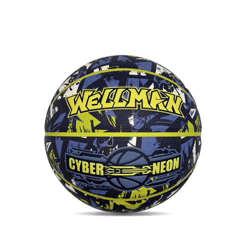 Personlig tilpasset pop cyberpunk trykt PU -sport/gave basketball ball størrelse 7