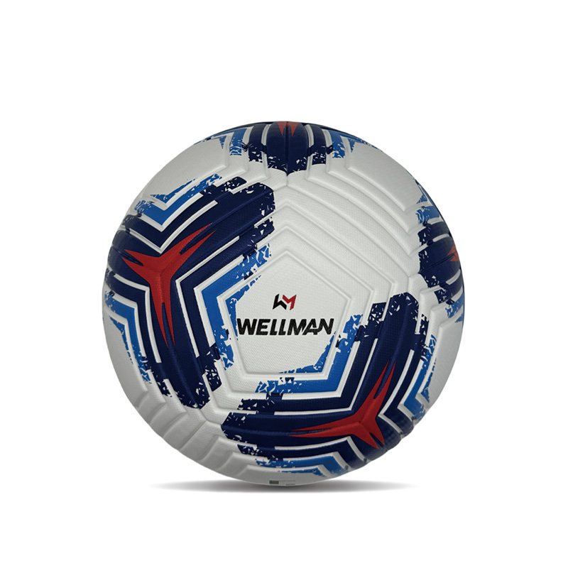 Innrykk myk PU skinn fotball ball tilpasset kvalitet fotball ball spesiell form fotball