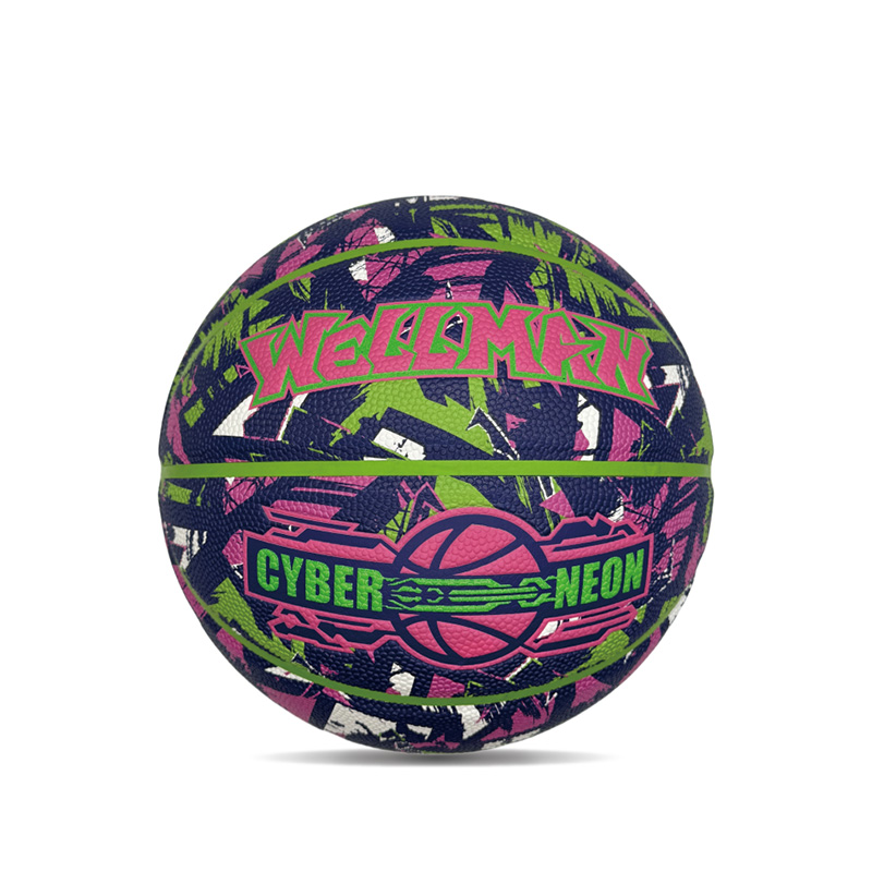 Personlig tilpasset pop cyberpunk trykt PU -sport/gave basketball ball størrelse 7