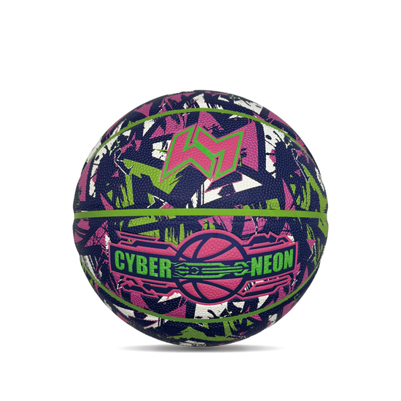Personlig tilpasset pop cyberpunk trykt PU -sport/gave basketball ball størrelse 7