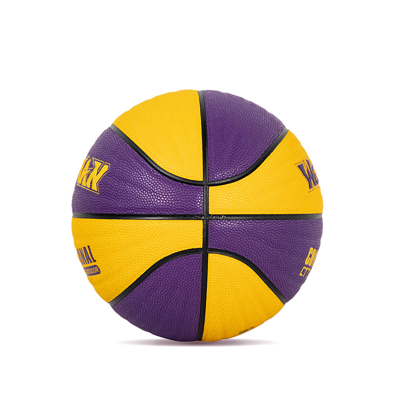 Slitesterk bølgeutforming Great Grip Moisture-Absorbering PU Leather Basketball Ball innendørs/utendørs bruk